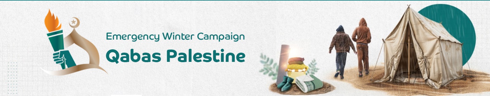 Campagne d'urgence hivernale : Qabas Palestine