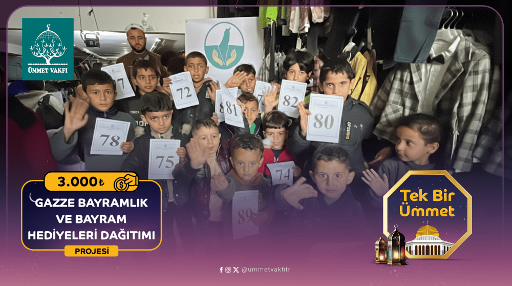Bayramlık ve Bayram Hediyeleri Dağıtımı (Gazze)