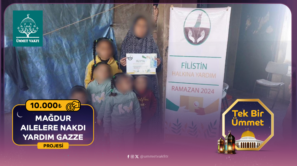 Mağdur Ailelere Nakdi Yardım (Gazze)