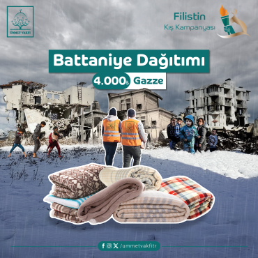Battaniye Dağıtımı - Gazze