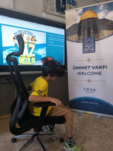 TÜGVA’nın Yaz Okulunda VR Gözlükle ‘’İsra Miraç’’ Sanal Turu — 6