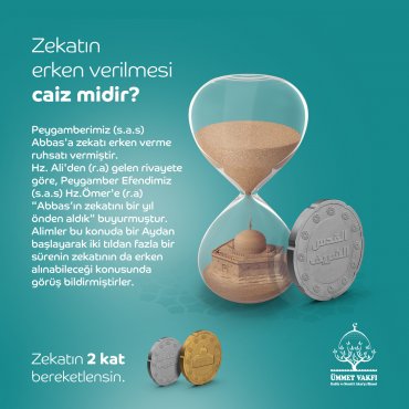 Zekatın iki kat bereketlensin