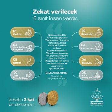 Zekatın iki kat bereketlensin