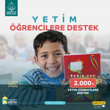 Yetim Öğrencilere Destek